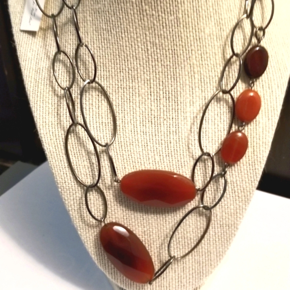 Agate Chain Necklace